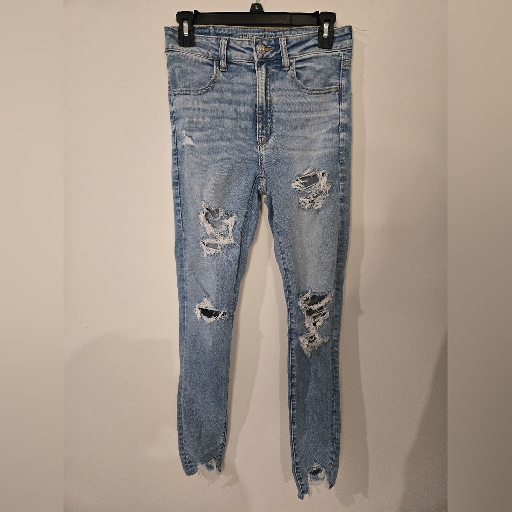 American Eagle Next Level Stretch Distressed Jeans Size 6